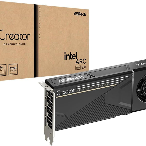ASRock Intel Arc Pro B70 Creator 32GB Graphics Card