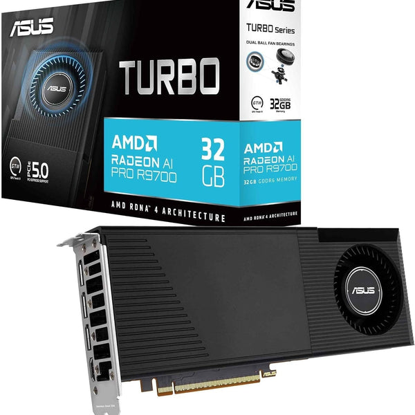 ASUS Turbo Radeon AI PRO R9700 32GB Graphics Card