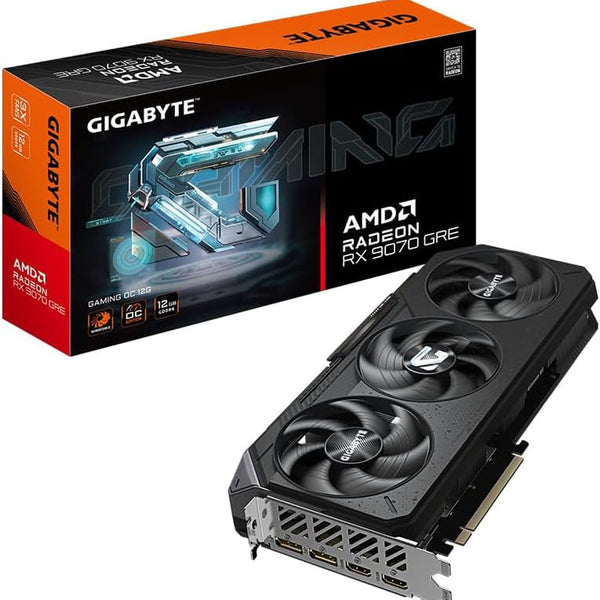 GIGABYTE Gaming Radeon RX 9070 GRE 12GB GDDR6 Graphics Card