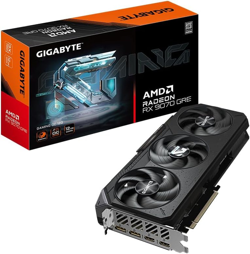 GIGABYTE Gaming Radeon RX 9070 GRE 12GB GDDR6 Graphics Card
