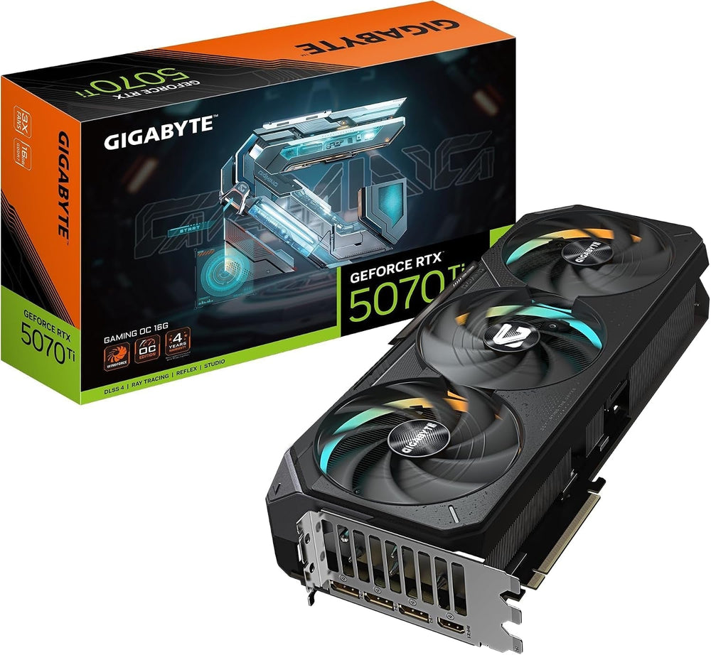GIGABYTE GeForce RTX 5070 Ti Gaming OC 16G — 16GB GDDR7 Graphics Card