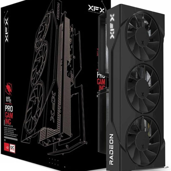 XFX Swift AMD Radeon RX 9060 XT OC Triple Fan Gaming Edition — 16GB GDDR6 Graphics Card