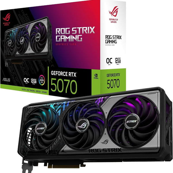 ASUS ROG Strix GeForce RTX 5070 OC Edition — 12GB GDDR7 Graphics Card