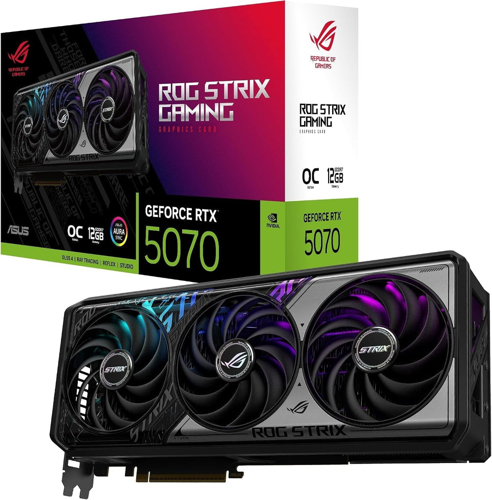 ASUS ROG Strix GeForce RTX 5070 OC Edition — 12GB GDDR7 Graphics Card