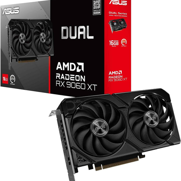 ASUS Dual Radeon RX 9060 XT 16GB GDDR6 Gaming Graphics Card