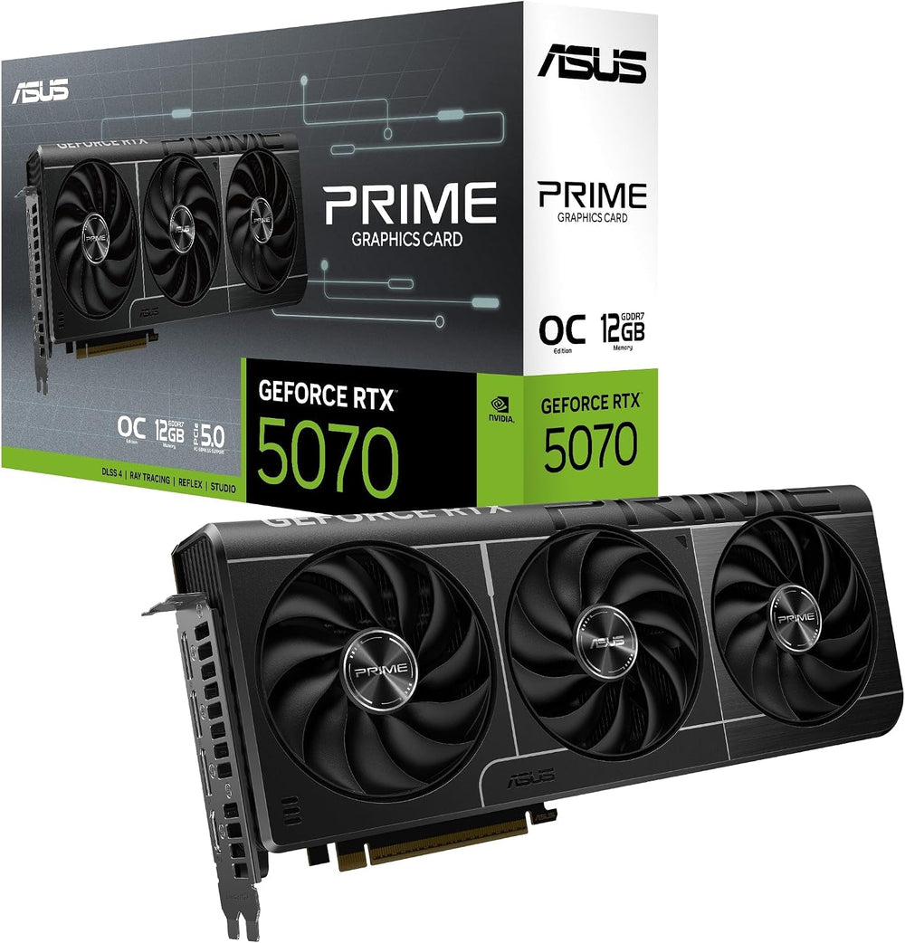 ASUS Prime GeForce RTX 5070 OC Edition — 12GB GDDR7 Graphics Card