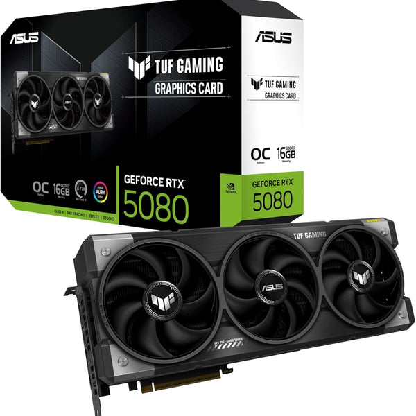 ASUS TUF Gaming GeForce RTX 5080 OC Edition — 16GB GDDR7 Graphics Card
