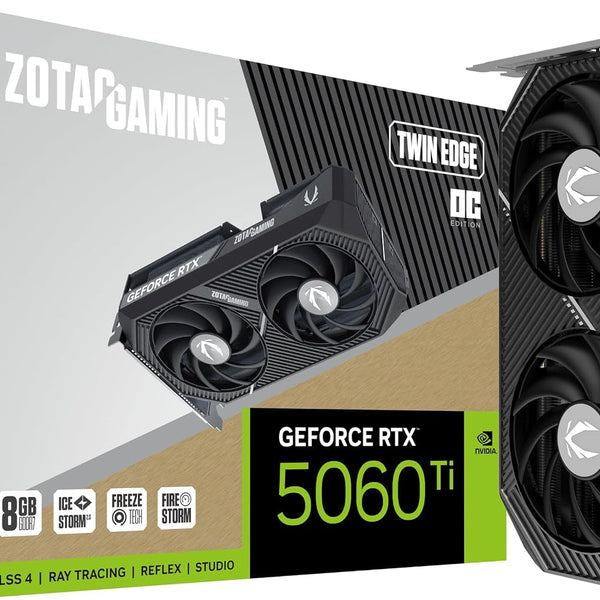 ZOTAC Gaming GeForce RTX 5060 Ti 8GB Twin Edge OC Graphics Card