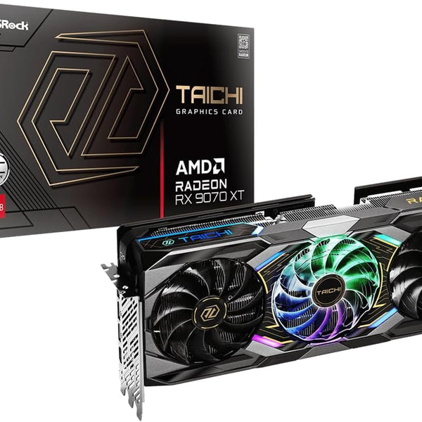 ASRock Radeon RX 9070 XT Taichi 16GB OC Graphics Card
