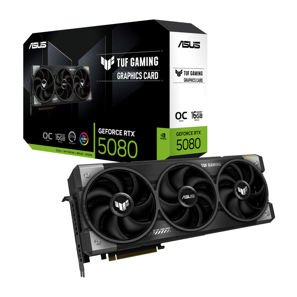 ASUS TUF Gaming GeForce RTX 5080 OC Edition 16GB GDDR7 Graphics Card