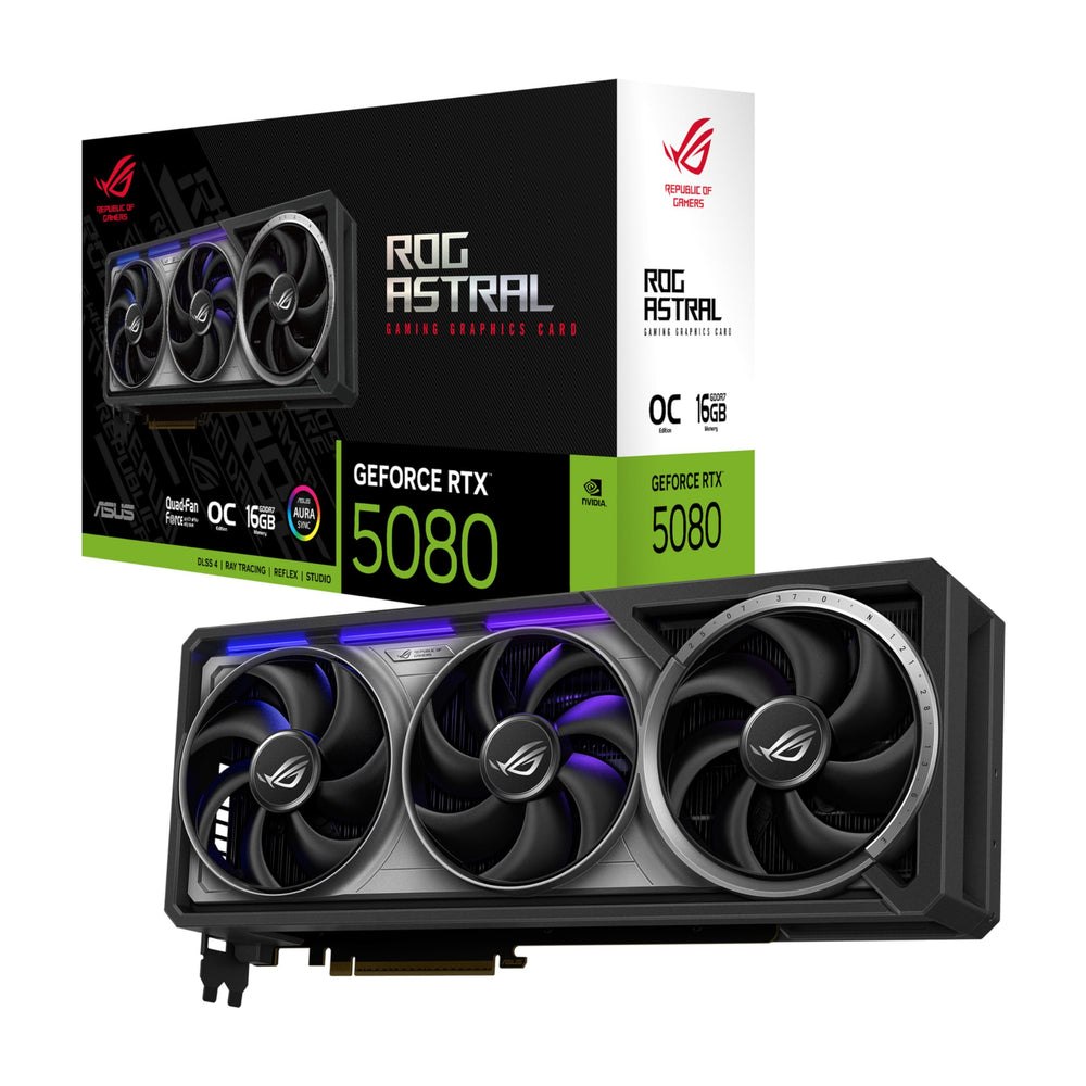 ASUS ROG Astral GeForce RTX 5080 OC Edition 16GB GDDR7 Graphics Card