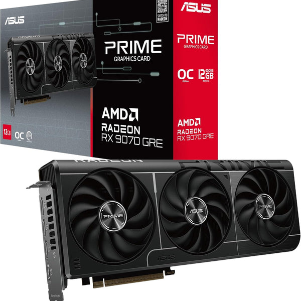 ASUS Prime Radeon RX 9070 GRE EVO OC Edition — 12GB GDDR6 Graphics Card