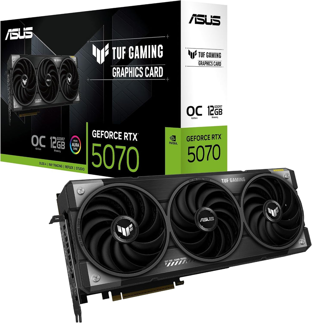 ASUS TUF Gaming GeForce RTX 5070 OC Edition — 12GB GDDR7 Graphics Card