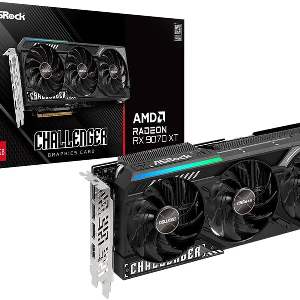 ASRock Radeon RX 9070 XT Challenger 16GB Graphics Card