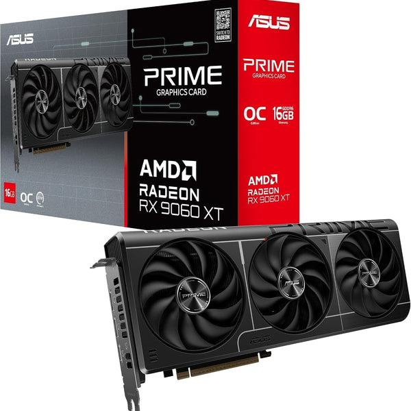 ASUS Prime Radeon RX 9060 XT OC Edition — 16GB GDDR6 Graphics Card