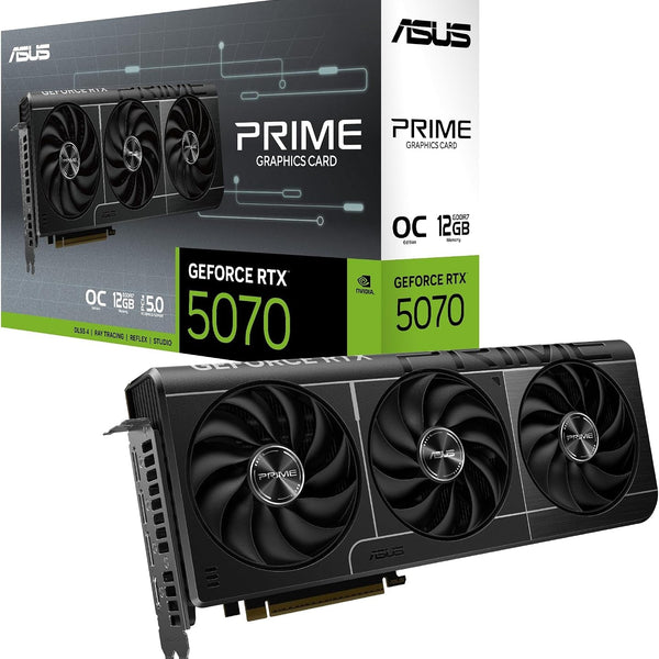 ASUS Prime GeForce RTX 5070 OC Edition — 12GB GDDR7 Graphics Card
