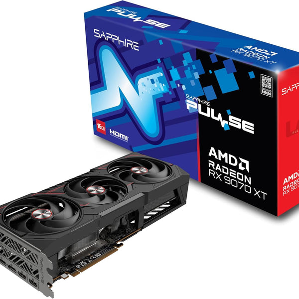 Sapphire Pulse Radeon RX 9070 XT Gaming — 16GB GDDR6 Graphics Card